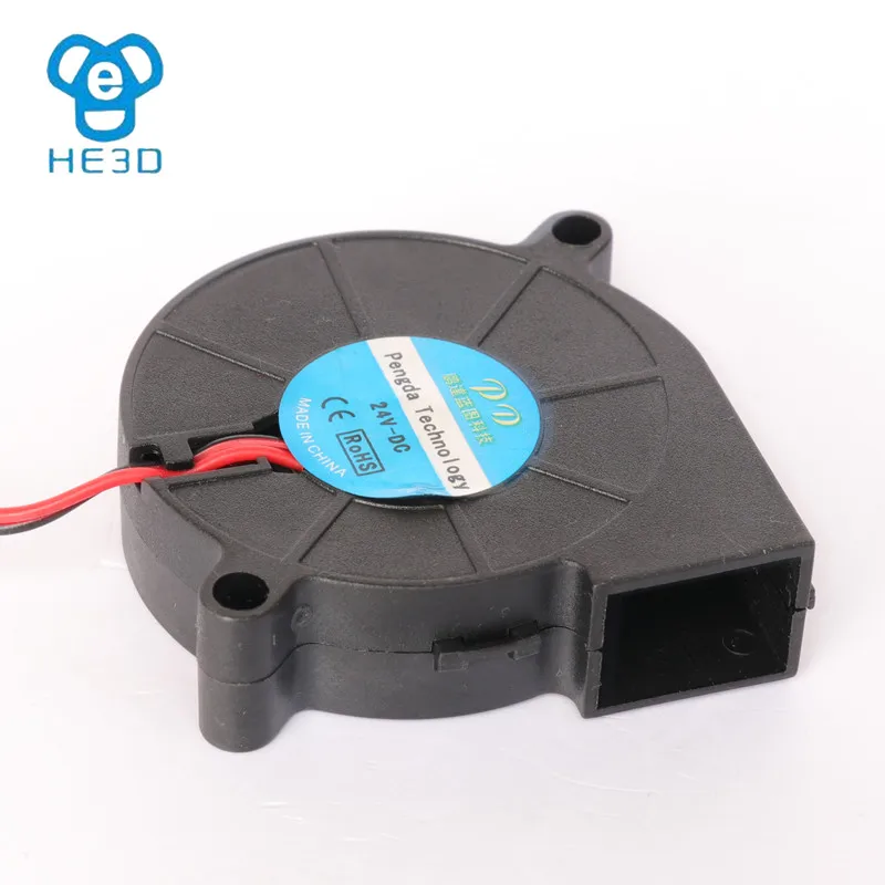 Система охлаждения HE3D для 3D принтера K200/K280 2 шт. 5015 вихревой вентилятор один