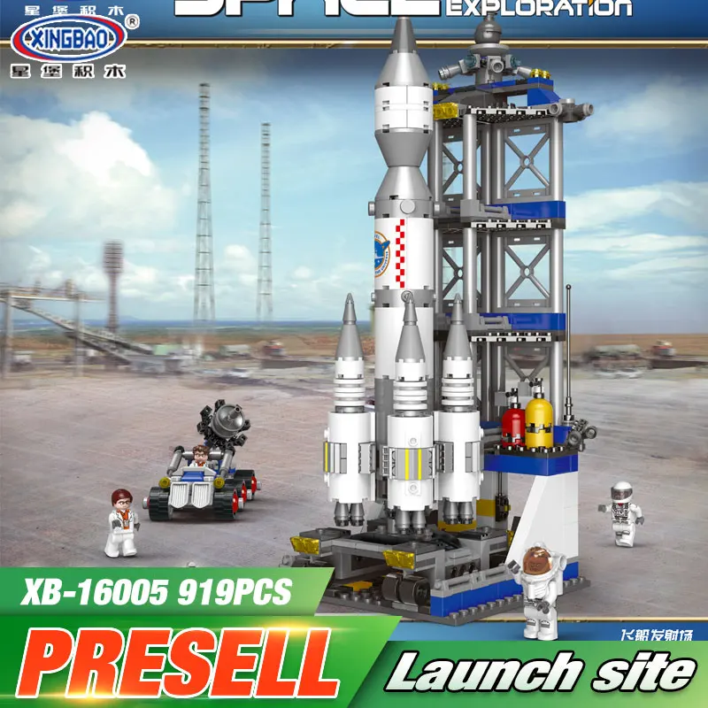 

XINGBAO 16005 Space Exploration The Launch Site Set Building Blocks Bricks New Kid Toys Funny Christmas Birthday Gifts Model