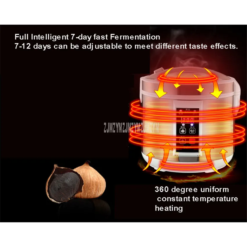 5L полностью автоматический черный чеснок ферментер бытовой DIY Zymolysis чайник черный чеснок ферментационная машина с функцией сушки