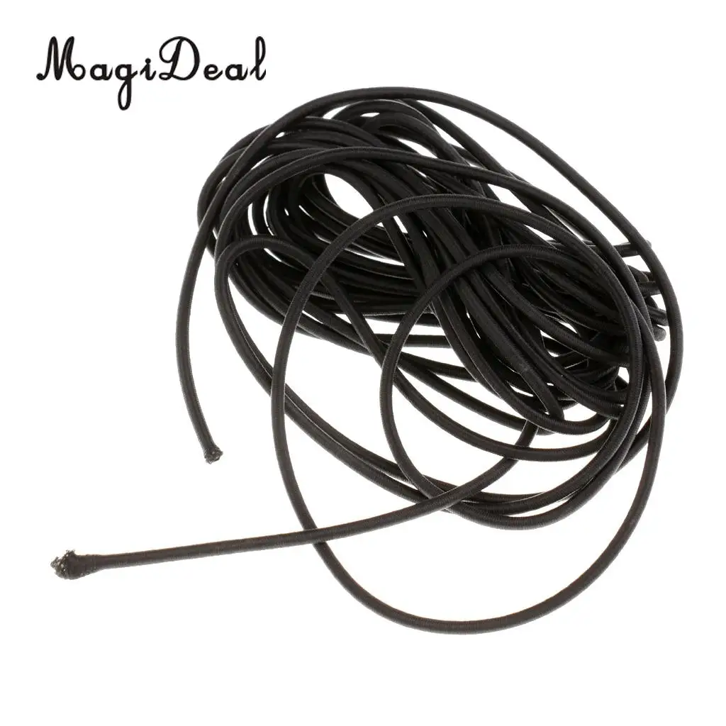 2pcs Strong Elastic Rope Cord Bungee Shock Cord Tie down 5m Length 3mm Thickness