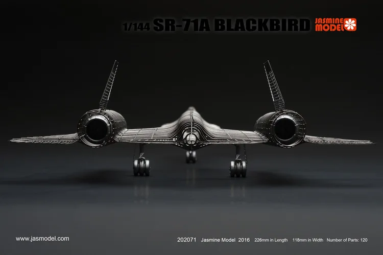 1144 SR-71A самолет Blackbird полностью структура скелет DIY металлическая головоломка высокого класса травления пластины сборки модель для взрослых детей