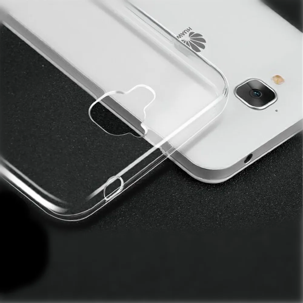 Прозрачный чехол для Huawei Y5 2017 5 0 дюйма Мягкий ТПУ Ультра Кристально чистый Y6