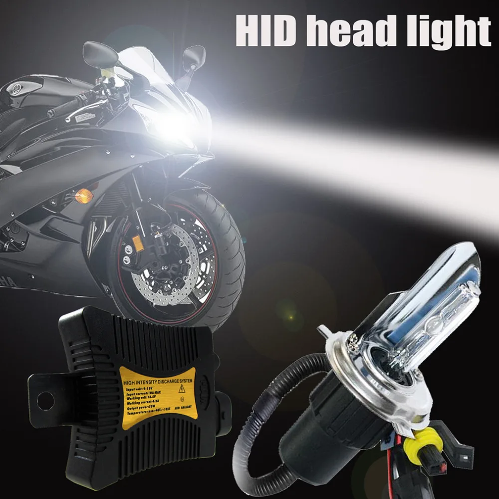 

55W Super Bright H4 HID Kits Bi Xenon Bulb 3000K 4300K 5000K 6000K 8000K 10000K 12000k Motorcycle Xenon HID Conversion Kit