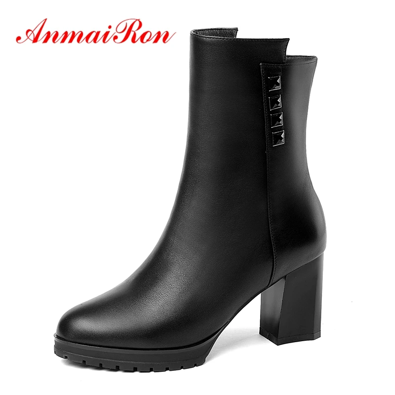 Bout Base Bottes 40 De Anmairon 2018 Zip Rond Zyl1512 Botines Botas D'hiver 34 Bottines grey Femmes Taille Mujer Black dorCWBQxe