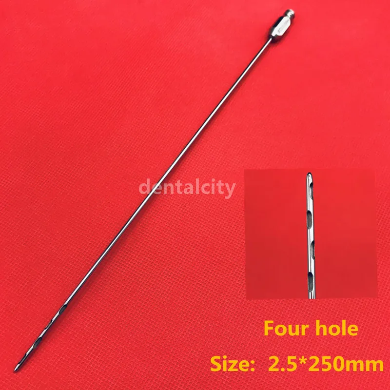 

1PCS Stainless Steel Rotate four hole Liposuction Cannula Beauty Intrusment Liposuction Needles