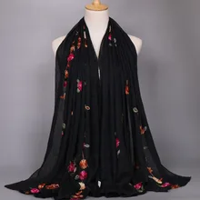 Женская мода простая стежка Кешью Цветочная вискозная шаль шарф с индийским этническим принтом пашмины Sjaal мусульманские шапочки под хиджаб