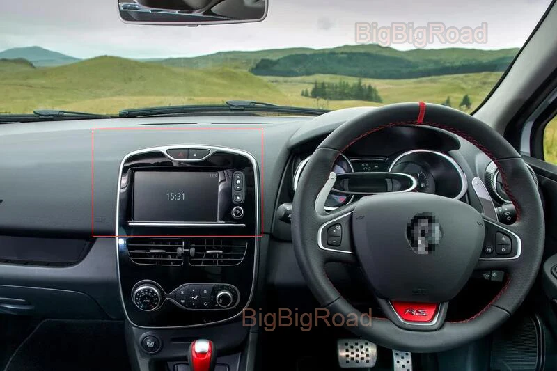 BigBigRoad заднего хода автомобиля Камера кабель с адаптером для Renault Clio Характеристическая вязкость полимера 4 Lutecia автомобиля Экран 24 булавки с RCA разъем провода