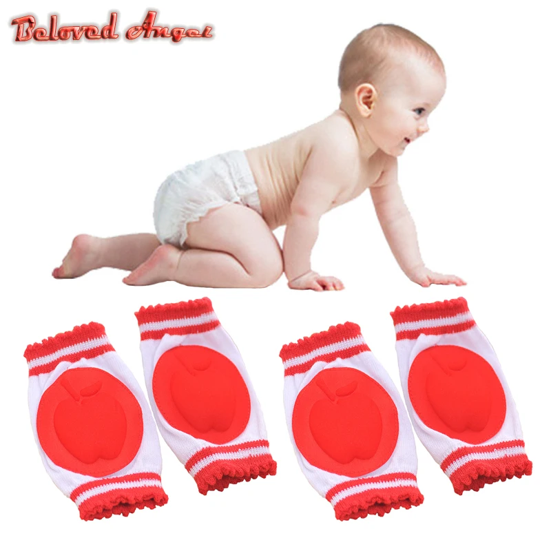 1 Pair Infant Toddler Knee Pads Anti Slip Crawling Safety Harnesses Leashes Anti Slip Crawling Accessory Baby Knees Protector