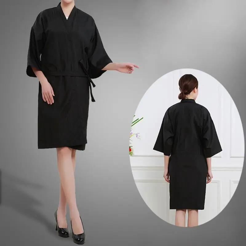 1 шт. салонные халаты для клиентов накидка для волос водонепроницаемая для клиентов кимоно стиль Лидер продаж