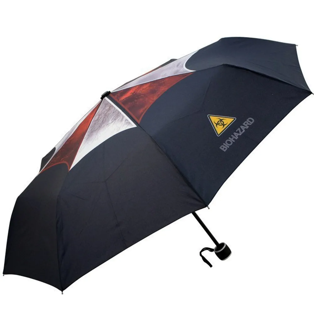 Biohazard Обитель зла, Umbrella корпорация Parapluie Rain men 3 складные ручные Paraguas Hombre новинки