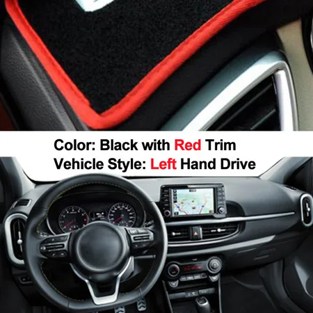 Für Kia Stonic 2017 2018 2019 2020 2021, Dashmat Dashboard Cover Mat Pad Dash Sun Shade Instrument Protect Carpet Autozubehör