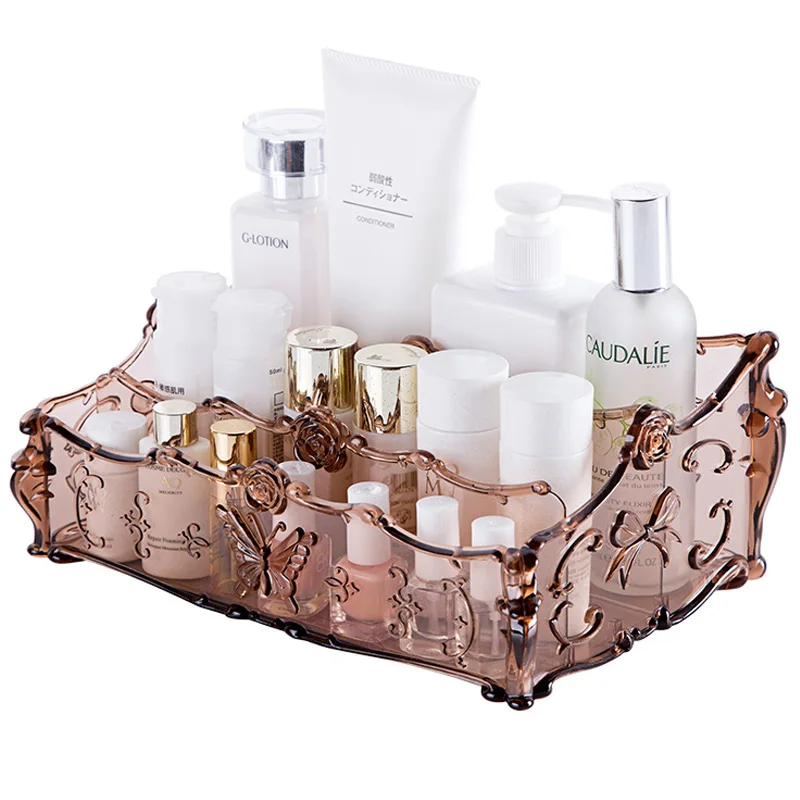 

Detachable Multi-layer Cosmetic Storage Box Desktop Jewelry Lipstick Makeup Key Mask Shelf Sundries Organizer Container