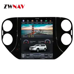 ZWNVA Tesla стиль экран новейший Android 7,1 автомобильный dvd-плеер gps навигация Радио экран для Volkswagen VW Tiguan 2010 2011-2017
