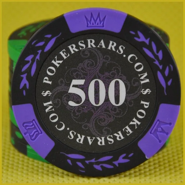 PK-8001H покерный чип, 14 г/шт. глиняный материал, 50 шт. в партии