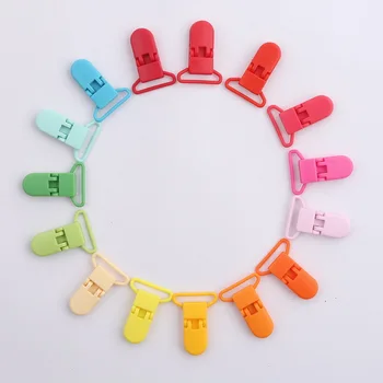 

DHL 1000Pcs Baby Plastic Holder Soother Pacifier Multicolor Mam Infant Clips Nipples Holder 20/25 mm