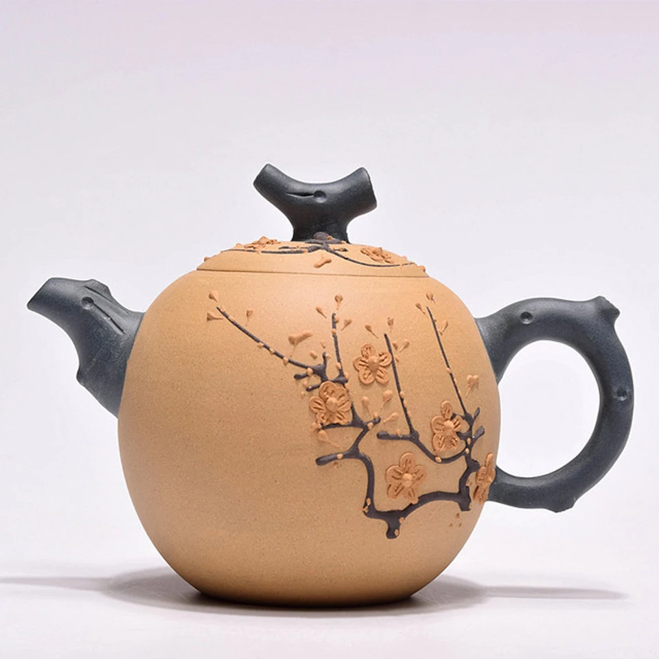 

Yixing tea infuser 1 teapot purple sand pot famous handcrafted teapot mouth long little beauty pot Kung Fu tea pot