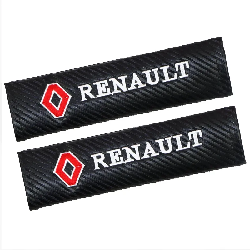 Продукт подголовник автомобиля крышка подходит для Renault duster megane 2 logan renault clio - Цвет: seat belt(2pcs)