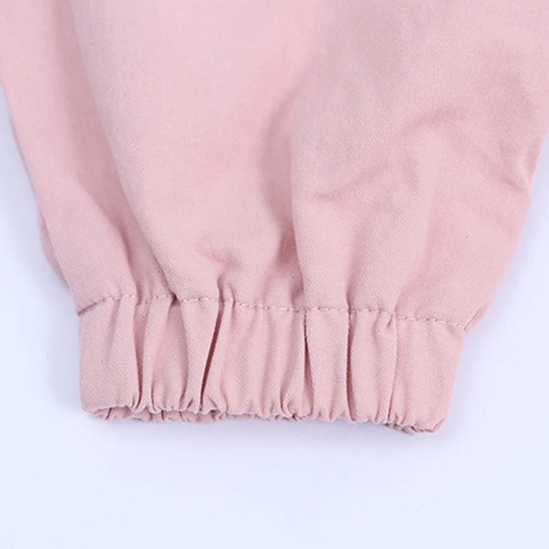 Women Jacket Harajuku Korean Zipper Letter Printed Hooded Simple Loose Womens Jackets Fashion BF New Style All-match Casual Cute