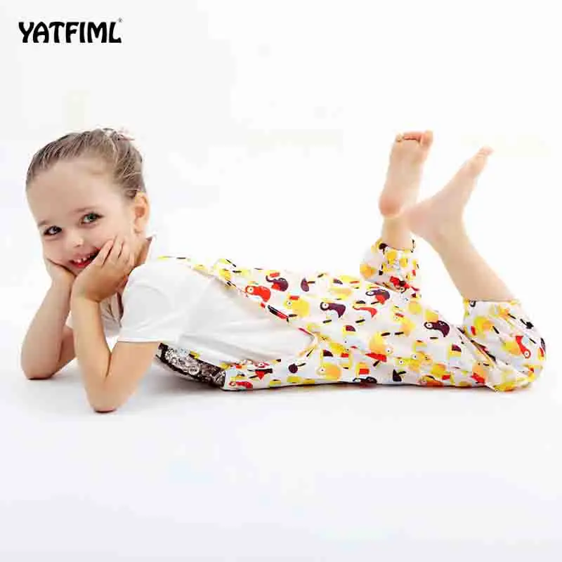 YATFIML/непромокаемые комбинезоны для мальчиков и девочек; брюки с подкладкой для маленьких детей; уличные штаны; Детские ветрозащитные штаны; брюки-дождевики - Цвет: style3