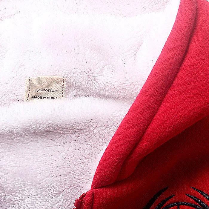 Kopen Nieuwe Cartoon Kinderen Herfst Winter Sport Hoodies Dikke Jas Double Coral Katoen Fluwelen Rits Outfit voor 4 12 Jaar