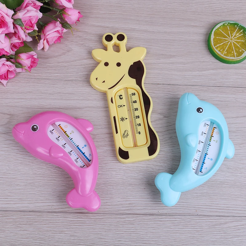 Cute Water Room Bath Thermometer Cute Cartoon Baby Bathing Dolphin Temperature Infant Kid Shower Toy Child Bath Shower Product