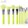 Docolor Professional 10Pcs Makeup Brushes Hair Synthetic Cosmetics Neon Brush Powder Foundation Eyeshadow Make Up Brushes Set 1