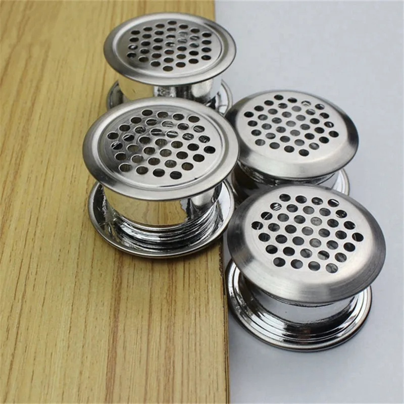 10pcs Thick Stainless Steel Round Vents Wardrobe Cabinet Air Vent