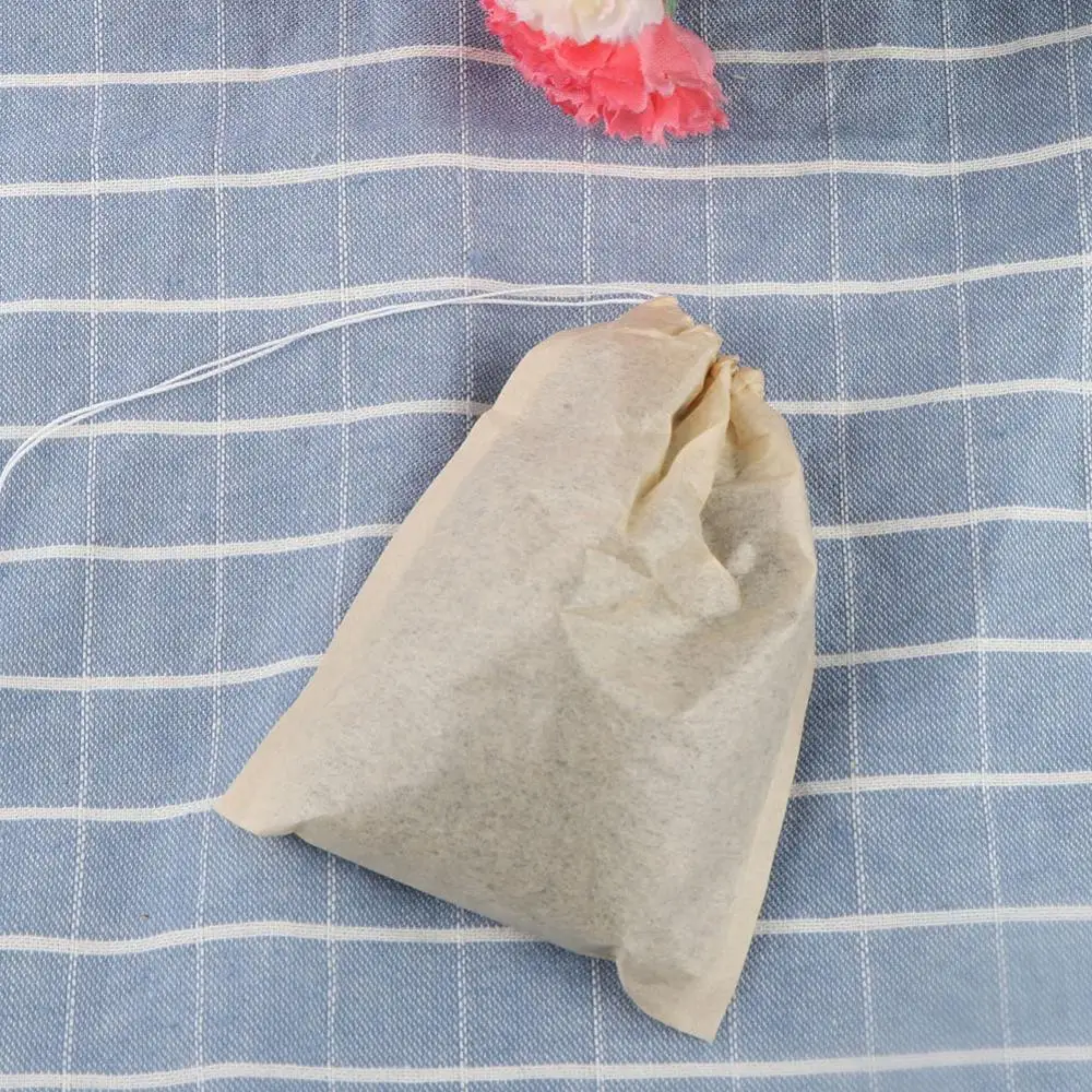 Hot Sale Tea Infusers Filter 100pcs Disposable Empty Tea Bags Filter Infuser With Drawstring For Loose Leaf Tea Hot Sale Tea Infusers Filter 100pcs Disposable Empty Tea Bags Filter Infuser With Drawstring For Loose Leaf Tea