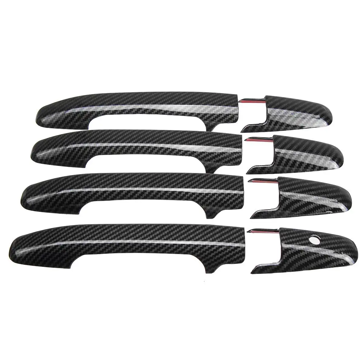 Carbon Fiber Exterior Door Handle For Honda for Civic 2006-2011 Outside Door Handle Cover Grab Trim Car Styling Accessories