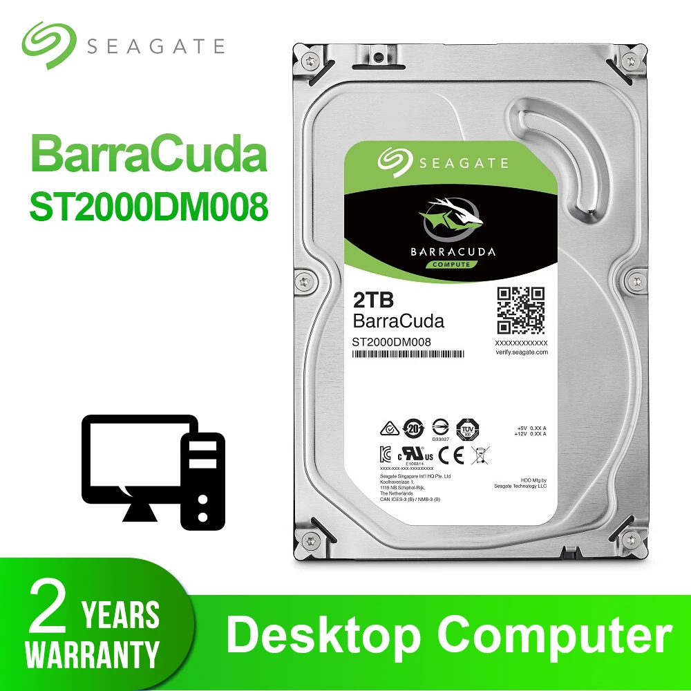 Seagate 2TB 3 5 Desktop HDD Internal Hard Disk font b Drive b font Original 2