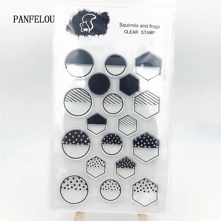 

PANFELOU Dot decoration Transparent Clear Silicone Stamp/Seal for DIY scrapbooking/photo album Decorative clear stamp sheets