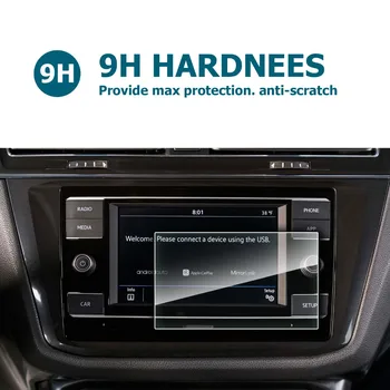 

RUIYA Car Navigation Screen Protector For Tiguan/Tiguan II GTE Allspace 6.5 Inch 2018 Touch Center Display Auto Interior Sticker