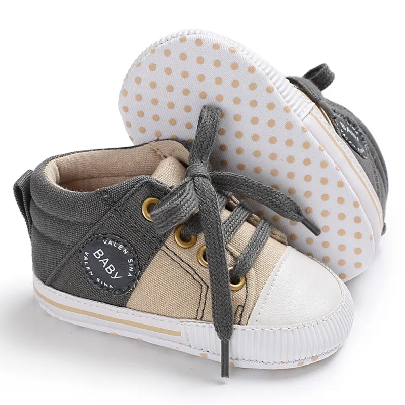 

WEIXINBUY Baby Shoes Sneakers Girls Boys Canvas Casual Toddler Shoes Anti-Slip Breathable First Walkers 2018