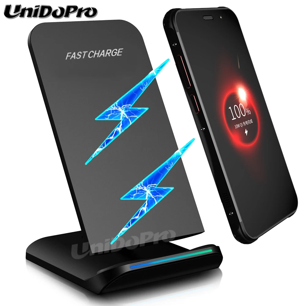 

Qi-Certified 10W Wireless Charger for AGM X3 Turbo / AGM X3 Mobile Phone Wireless Charging Stand Holder