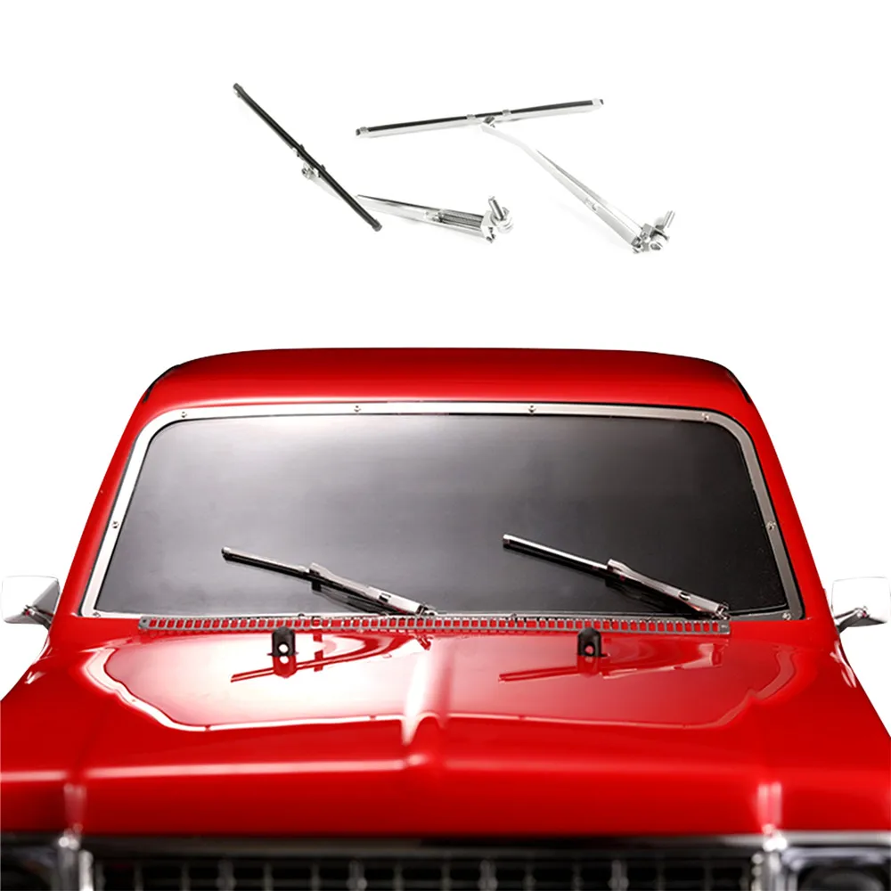 

2pcs Metal Windshield Wipers DJC-0692 for TRAXXAS TRX-4 T4 Chevrolet K5 Blazer RC Car Connection Movable Wiper DIY Model Parts
