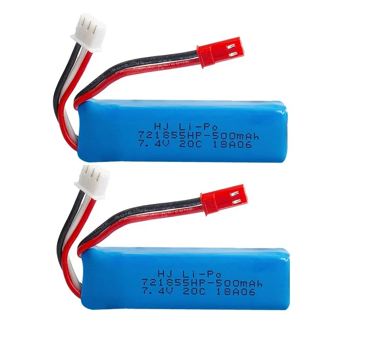 Литий полимерный аккумулятор YUKALA 7 4 В 500 мАч 20C зарядное устройство 2s /usb для WLtoys A202