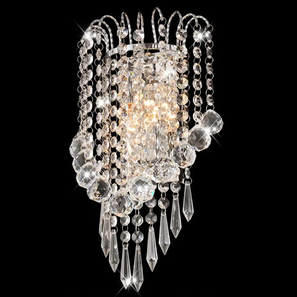 Modern Crystal Wall Light Decorative Wall Lamp Sconce Shade Fixture