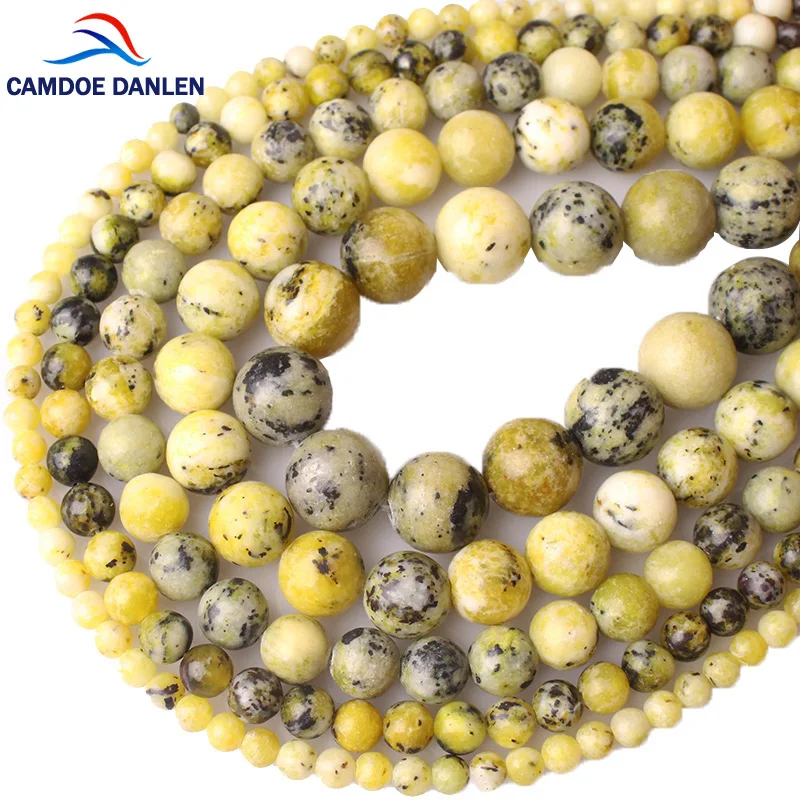 CAMDOE DANLEN Φ бирюзовые круглые бусины Howlite 6 8 10 12 мм подходят Diy бусины-Подвески