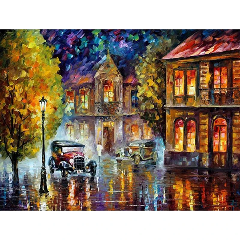 Impression Street DIY Краска для раскрашивания по номерам инструменты рисования красивые