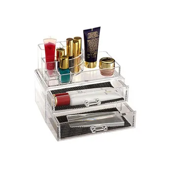

Makeup Organizer Acrylic Storage Box Clear Cosmetic Drawers Jewelry Drawer Multi-function Makeup Brush Box Organizer Box