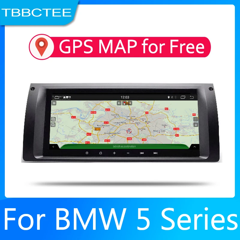 Best Android 2 Din Car radio Multimedia Video Player auto Stereo GPS MAP For BMW 5 Series E39 1995~2003 Media Navi Navigation 3