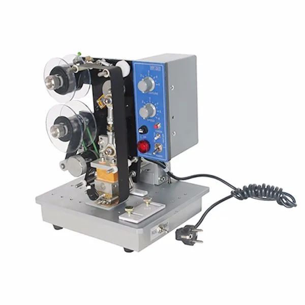  New product semi-auto hot foil ribbon coder date printing machine price
