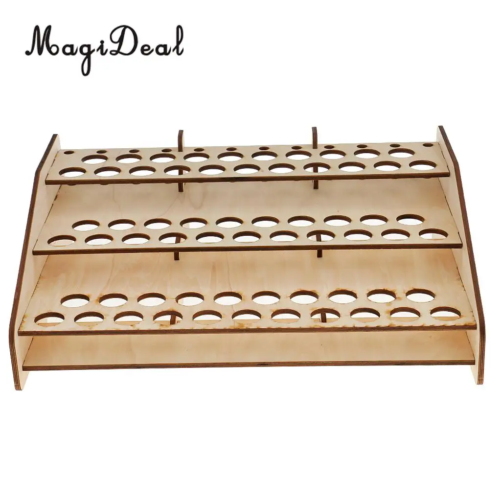 Wooden Paint Bottles Rack Modular Model Organizer Paint Storage Holder DIY Accessory