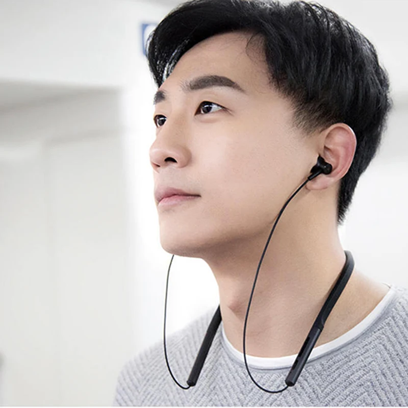 Xiao mi Bluetooth наушники mi Collar беспроводные Bluetooth наушники гарнитура спортивные беспроводные магнитные наушники-вкладыши Dual Dyna mi c