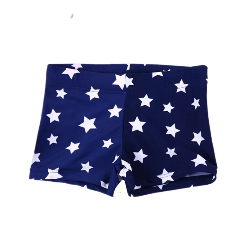 

Baby Boys swimsuit 2-8 Years Children Swimwear Shorts Nylon Spandex Swimming Trunks for boy Cute Stars Kids Blue Bathing suits