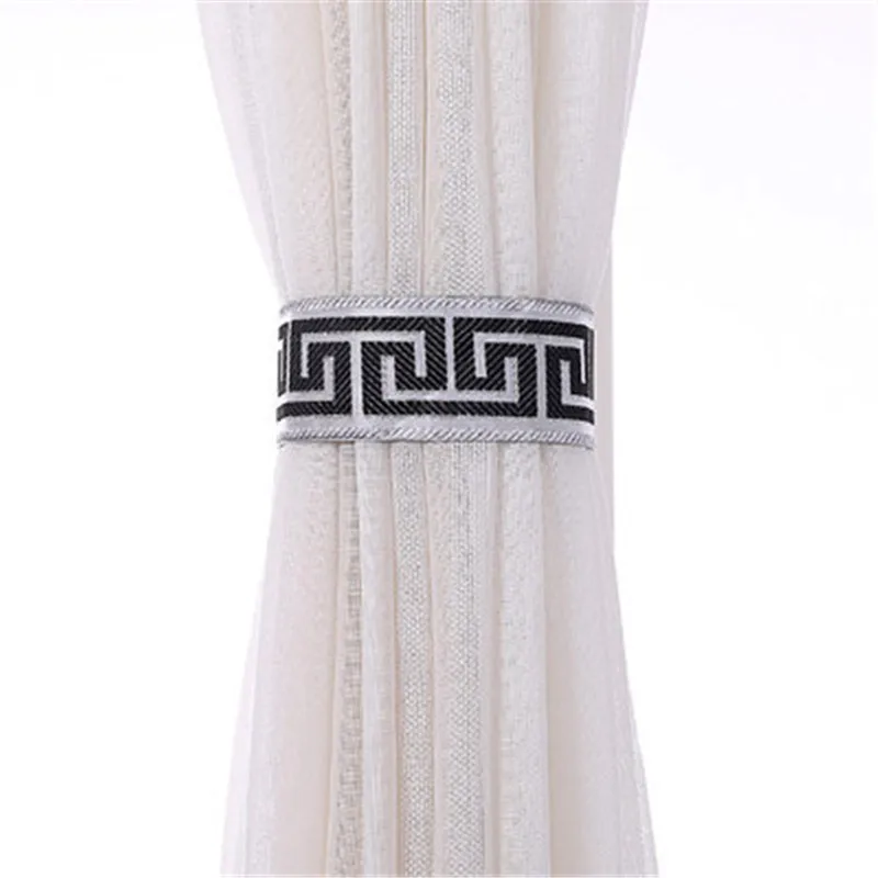 Curtain Tieback Curtain holder Chain Buckle Drapery Holdback Clip Holders Home Decor Curtain buckle blinds accessories  (5)