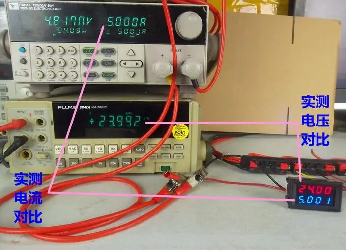 Digital-DC-Voltmeter-Ammeter-DC-200V-10A-Voltage-Current-Meter-Power-Supply-DC4V-28V-Red-Blue (2)