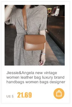 Jiessie& Angela, новые модные женские сумки, женская сумка через плечо из искусственной кожи, сумки через плечо, дневной клатч, повседневная женская винтажная сумка