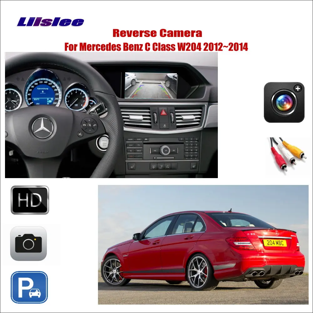 #*Cheap Liislee For Mercedes Benz C Class W204 2012~214 Car Reverse Rear View Camera Connect The Original Factory Screen