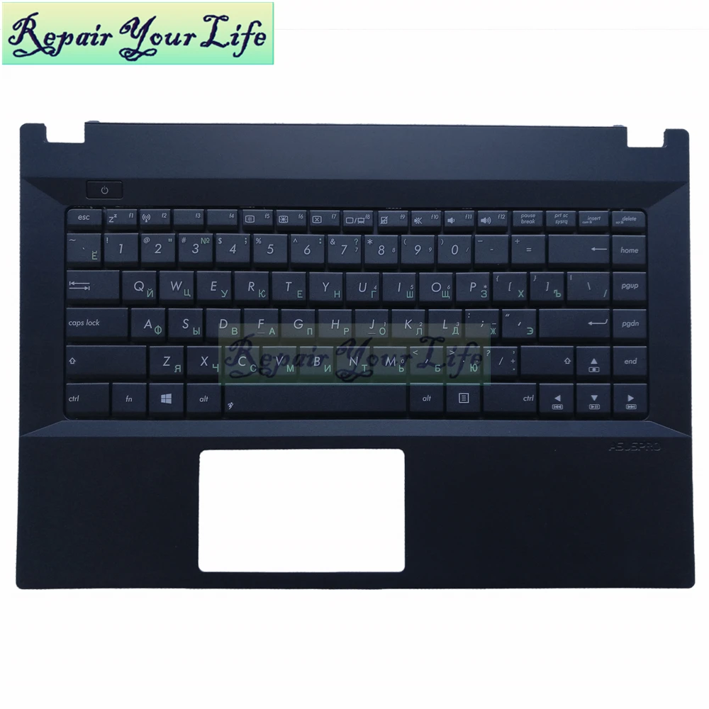 

New Russian Laptop keyboard for Asus P45VA P45VA-1A P45 RU keyboard with black C palmrest shell New Original wholesale drop ship